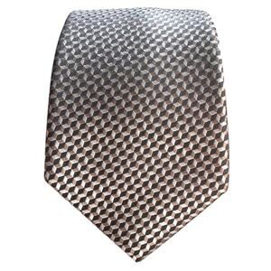 Michael Kors Mens Neck Tie 100% Silk Black Tan